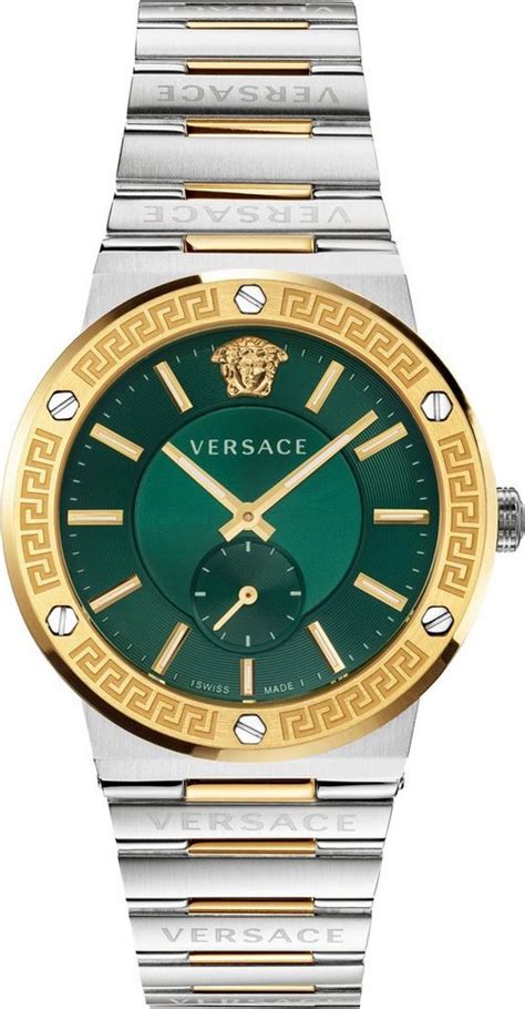 versace herren uhr greca logo vevi00420|Versace Men's Watch Greca Logo Small Seconds Two.